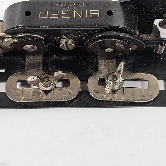 Singer USA Vintage Buttonhole Attachment 121795 Sewing Machine Accessory & Box - Picture 6 of 14